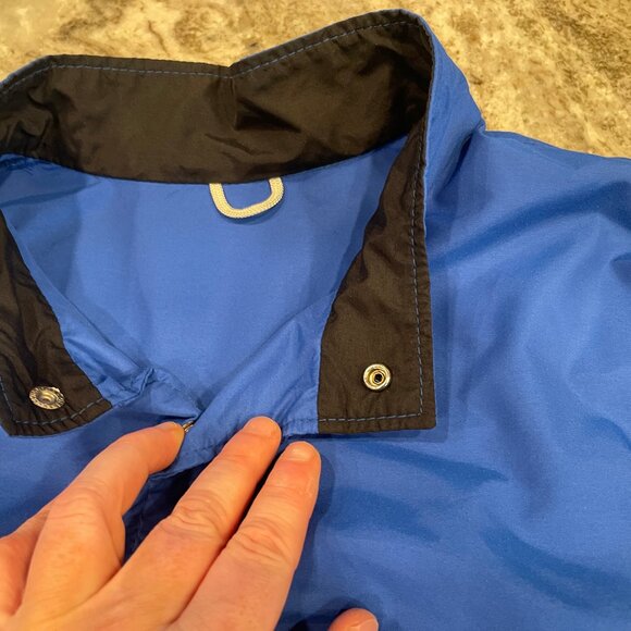 VINTAGE 1985 CB Sports Pull Over Light Jacket Size LARGE - Anorak WOW - Picture 5 of 13